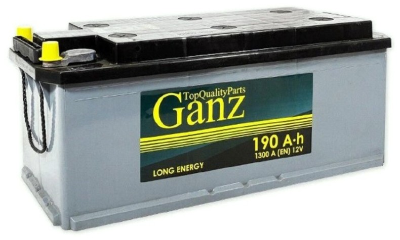 Аккумулятор GANZ Standart 190 A/ч L+ 514x218x210 EN 300 A EURO [GA1903]