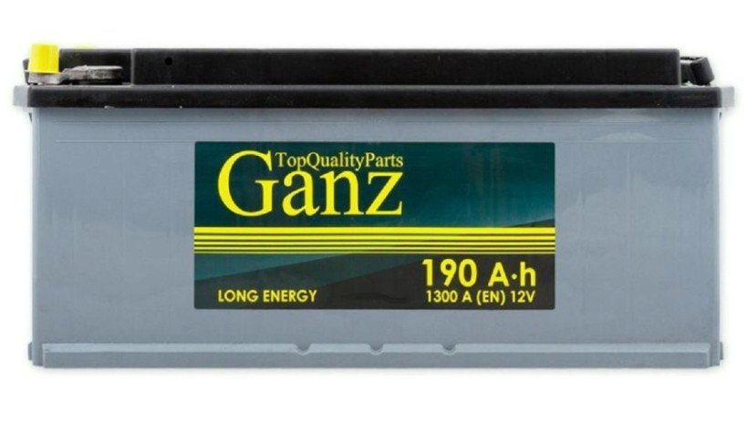 Аккумулятор GANZ Standart 190 A/ч R+ 514x218x210 EN1 300 A [GA1904]