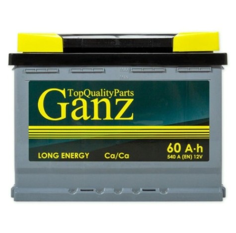 Аккумулятор GANZ Standart 60 A/ч прямая L+ 242x175x190 EN540 A [GA601]