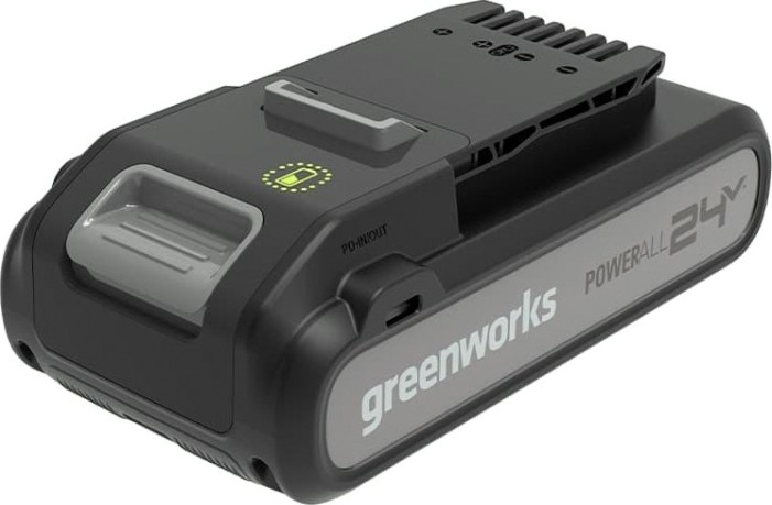 Аккумулятор GREENWORKS 24.0V 4,0 Ач Li-ion с двумя USB разъемами (2940407) [2940407]
