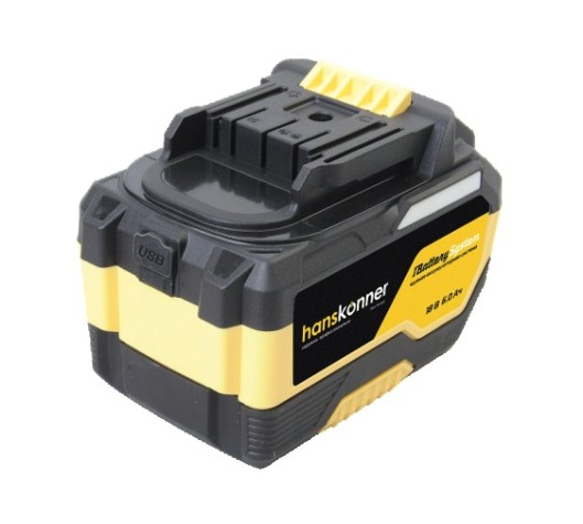 Аккумулятор HANSKONNER HBP2006 18В, 6.0 Ач Аккумулятор HANSKONNER HBP2006 18В, 6.0 Ач