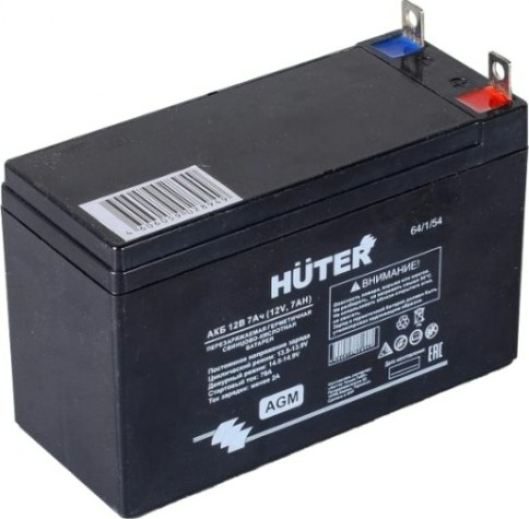 Аккумулятор HUTER 12В 7 Ач 64/1/54 [64/1/54]