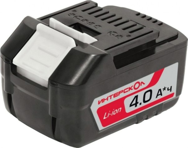 Аккумулятор ИНТЕРСКОЛ 18.0V 4,0 Ач Li-Ion АПИ-4/18И с индикатором [2400.121]