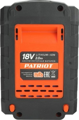 Аккумулятор PATRIOT PB-BR-Li 18,0V 2,0Ah [180201122]
