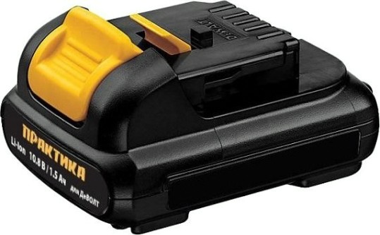Аккумулятор ПРАКТИКА 10,8В 1,5Ач Li-Ion (совместим с DeWALT) 790-281 [790-281]