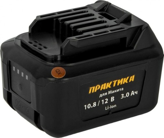 Аккумулятор ПРАКТИКА для MAKITA 10.8/12В, 3.0Ач, Li-Ion, Слайдер, короб [791-783]