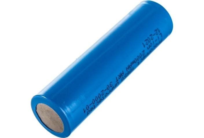 Аккумулятор Proconnect 30-2000 (уп. 10 штук) Li-ion 18650, 3,7B, 2000мAч, без платы защиты [30-2000]