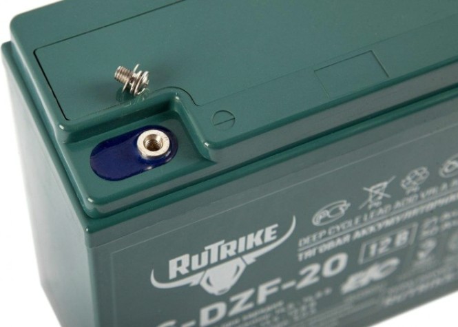 Аккумулятор RUTRIKE 12V 20A/H C2 тяговый 6-DZF-20 [022834]