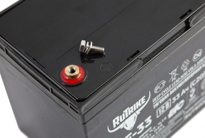 Аккумулятор RUTRIKE 12V 33A/H C20 тяговый 6-F-33 [023281]