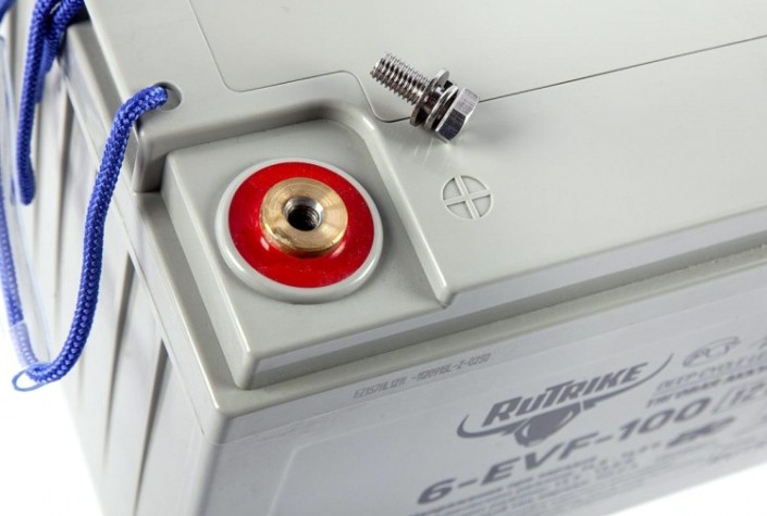 Аккумулятор RUTRIKE 12V100A/H C3 тяговый 6-EVF-100 [021664]