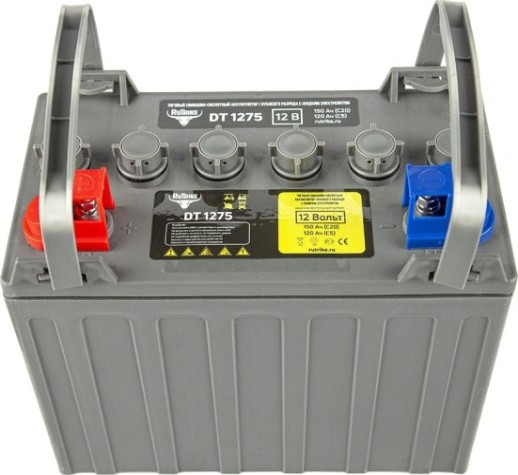 Аккумулятор RUTRIKE WET 12V100A/H C3 тяговый DT1275 (T1275) [024199]