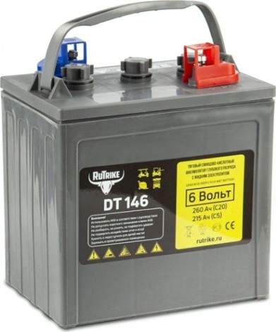 Аккумулятор RUTRIKE WET 6V170A/H C3 тяговый DT146 (T-145) [024197]