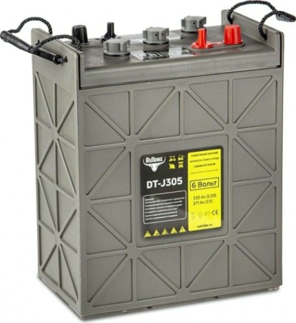 Аккумулятор RUTRIKE WET 6V215A/H C3 тяговый DT-J305 (J305H-AC) [024200]
