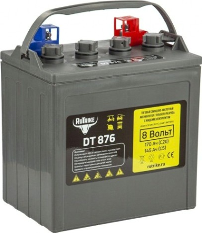 Аккумулятор RUTRIKE WET 8V120A/H C3 тяговый DT876 (T-875) [024198]