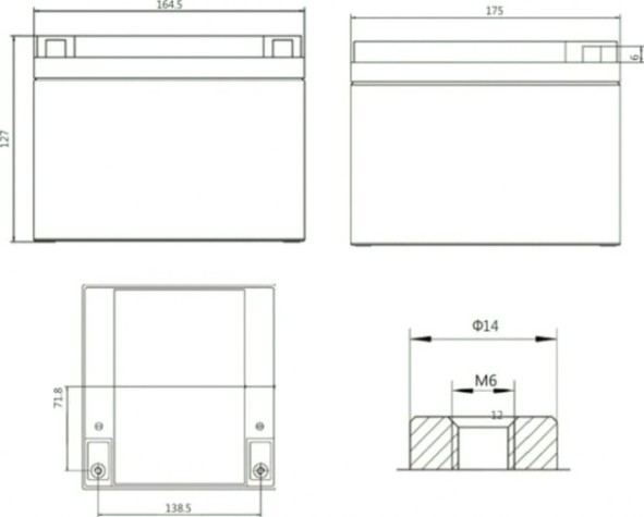 Аккумулятор SACRED SUN SP12-26 Аккумулятор SACRED SUN SP12-26