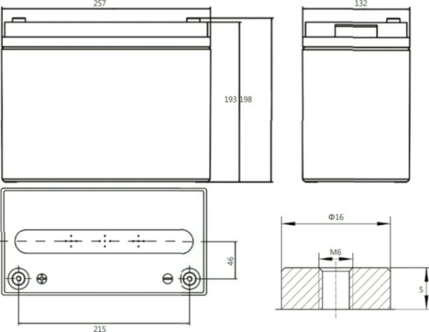 Аккумулятор SACRED SUN SP12-50 Аккумулятор SACRED SUN SP12-50