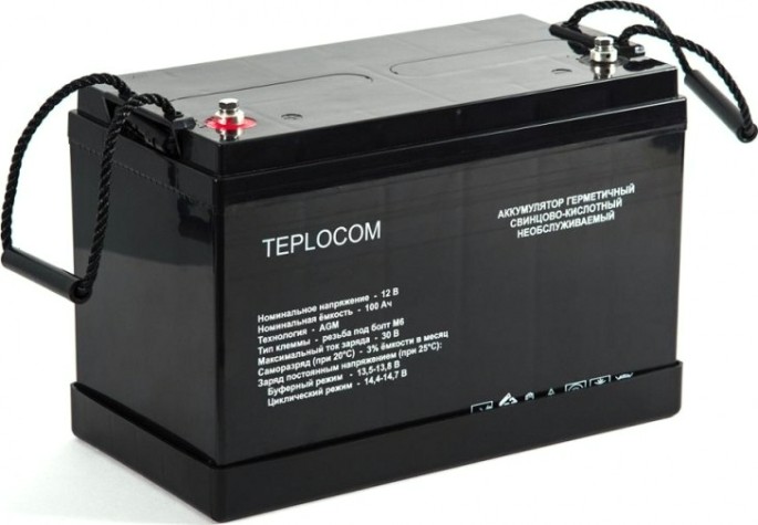 Аккумулятор TEPLOCOM 100 Ач [437]