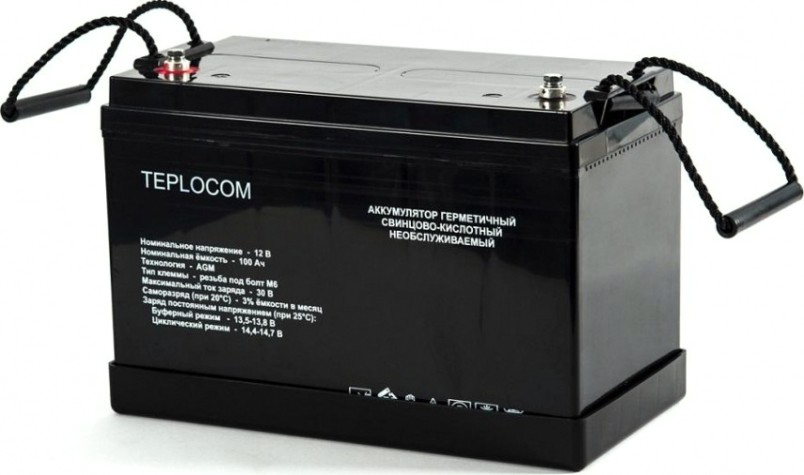 Аккумулятор TEPLOCOM 100 Ач [437]