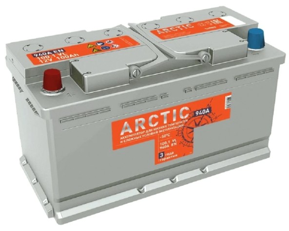 Аккумулятор Titan ARCTIC 100.1 VL 940А [4607008881585]