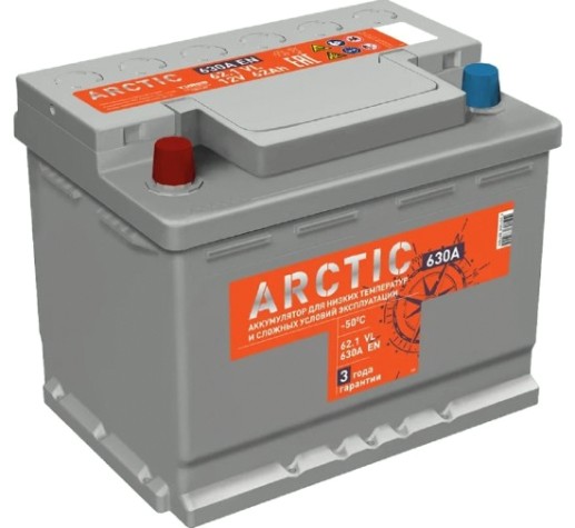 Аккумулятор TITAN ARCTIC 62.1 VL 630А [4607008881905]
