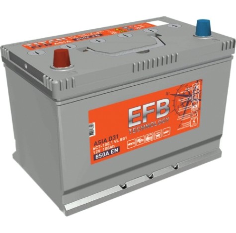 Аккумулятор Titan ASIA EFB 100.1 VL B01 870А [4607008888232]