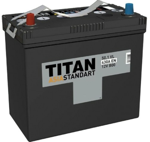Аккумулятор Titan ASIA STANDART 50.1 VL B00 430А [4607008887570]