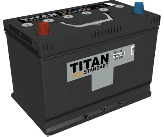 Аккумулятор Titan ASIA STANDART 90.1 VL B01 750А [4607008887358]