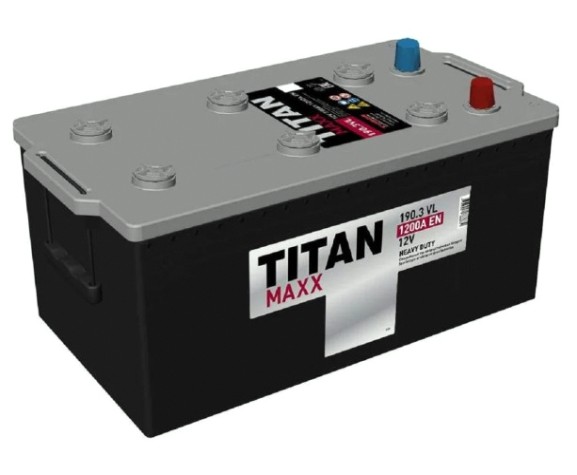 Аккумулятор Titan MAXX EFB 190.3 VL 1200А конус [4607008888874]