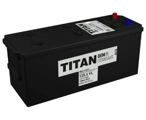 Аккумулятор Titan STANDART 135.4 VL 850А (1000А МСА) [4610082700222]