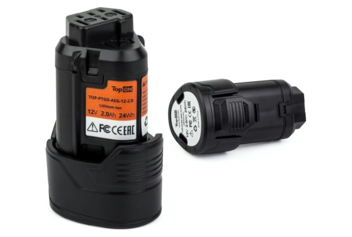 Аккумулятор TopON для AEG BS 12c 12В 2.0ah (li-ion) [TOP-PTGD-AEG-12-2.0]