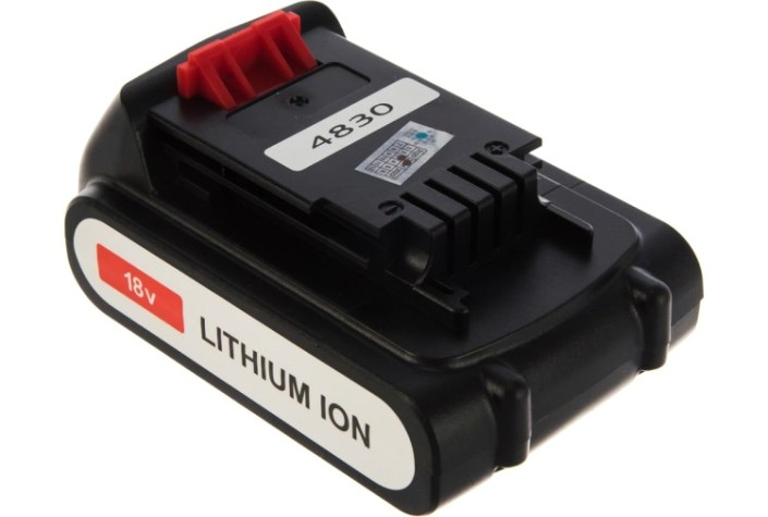 Аккумулятор TopON для Black & Decker 18В, 2.0Ah (Li-Ion) [TOP-PTGD-BD-18-2.0-Li]