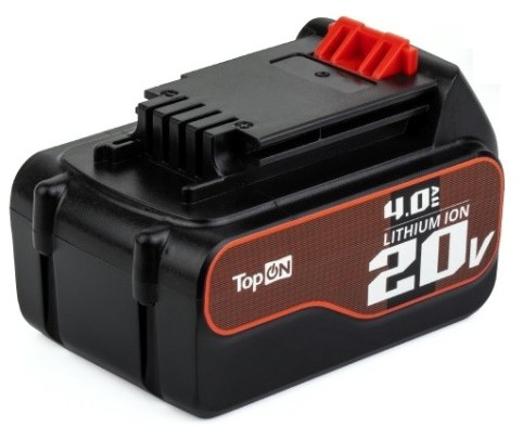 Аккумулятор TopON для Black Decker 20В 4.0ah (li-ion) [TOP-PTGD-BD-20-4.0]