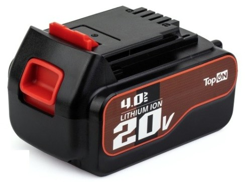 Аккумулятор TopON для Black Decker 20В 4.0ah (li-ion) [TOP-PTGD-BD-20-4.0]
