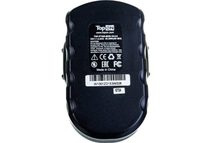 Аккумулятор TopON для Bosch 18В, 2.6Ah (Ni-Mh) [TOP-PTGD-BOS-18-2.6]