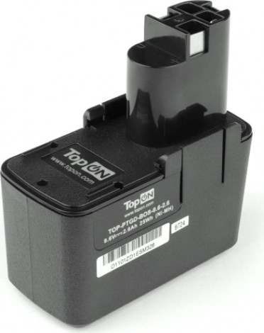 Аккумулятор TopON для Bosch 9.6В, 2.6Ah (Ni-Mh) [TOP-PTGD-BOS-9.6-2.6]