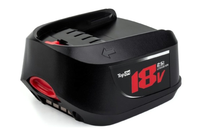 Аккумулятор TopON для Bosch art 18В 2.5ah (li-ion) [TOP-PTGD-BOS-18-2.5]