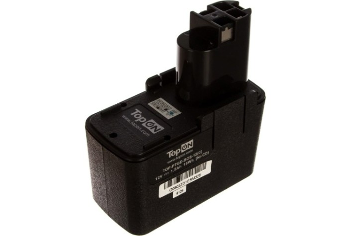 Аккумулятор TopON для Bosch GBM 12В, 1.5Ah (Ni-Cd) [TOP-PTGD-BOS-12(C)]