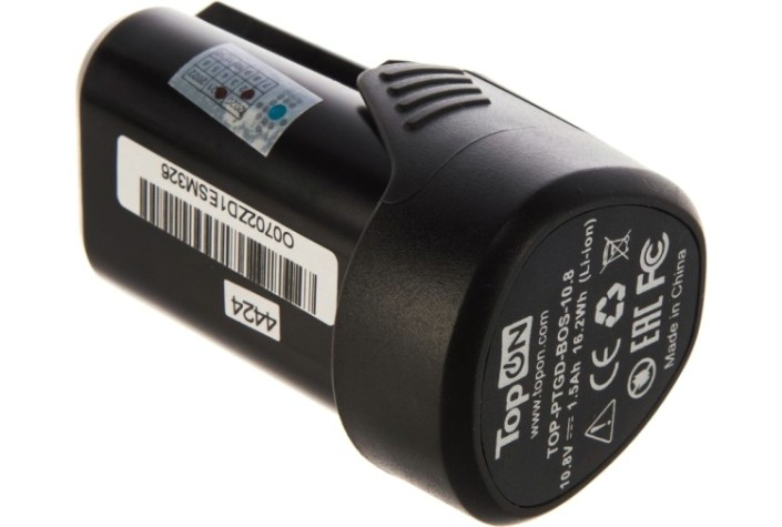 Аккумулятор TopON для Bosch GDR 10.8В, 1.5Ah (Li-Ion) [TOP-PTGD-BOS-10.8]