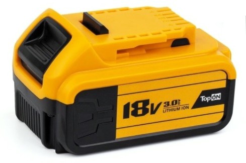 Аккумулятор TopON для DeWalt DCB180 18В, 3.0Ah (Li-Ion) [TOP-PTGD-DEW-18.3.0]