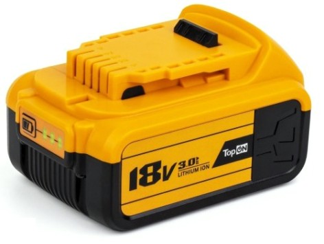 Аккумулятор TopON для DeWalt DCB180 18В, 3.0Ah (Li-Ion) [TOP-PTGD-DEW-18.3.0]
