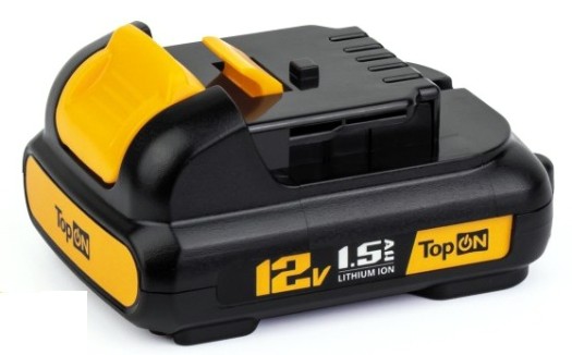 Аккумулятор TopON для Dewalt dcd 12В 1.5ah (li-ion) [TOP-PTGD-DEW-12-1.5]