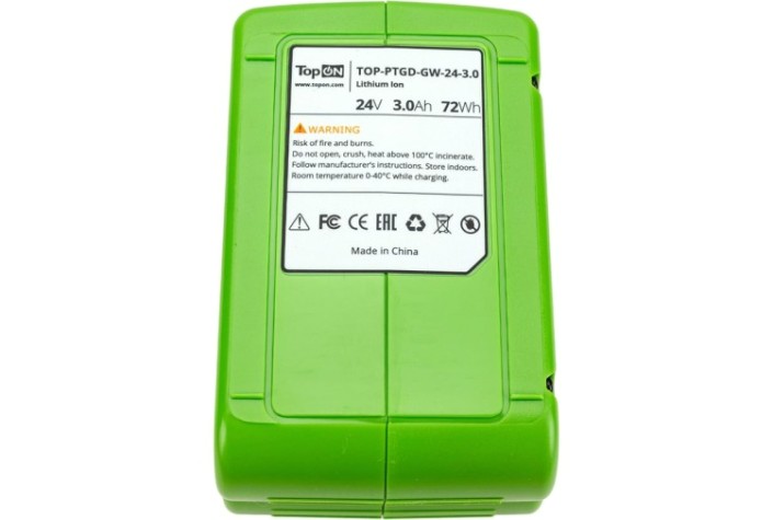 Аккумулятор TopON для Greenworks 24В, 3.0Ah (Li-Ion) [TOP-PTGD-GW-24-3.0]