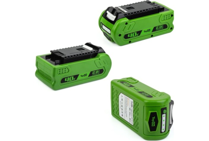 Аккумулятор TopON для Greenworks 40В 2.0ah (li-ion) [TOP-PTGD-GW-40-2.0]