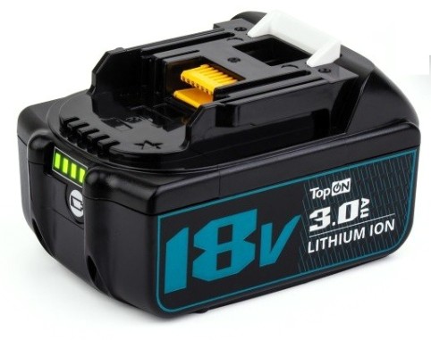 Аккумулятор TopON для Makita 18В, 3.0Ah (Li-Ion) [TOP-MAK-18-3.0]