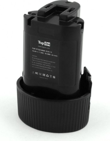Аккумулятор TopON для Makita BL1013 10.8В, 1.5Ah (Li-Ion) [TOP-PTGD-MAK-10.8-1.5]