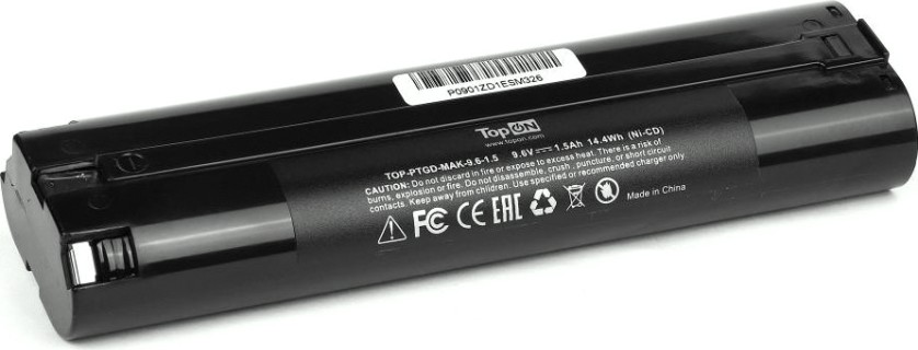 Аккумулятор TopON для Makita DA 9.6В, 1.5Ah (Ni-Cd) [TOP-PTGD-MAK-9.6-1.5]