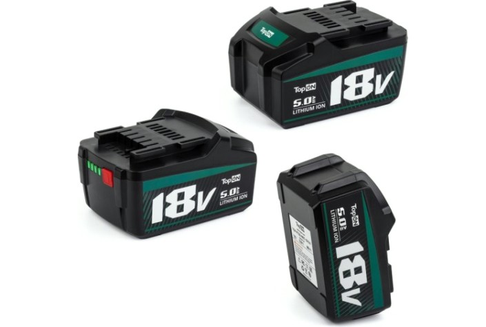 Аккумулятор TopON для Metabo 18В 5.0Ah (Li-Ion) [TOP-PTGD-MET-18-5.0]