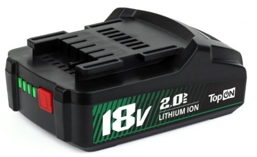Аккумулятор TopON для Metabo Li-Ion 18В 2.0Ah [TOP-MET-18-2.0]