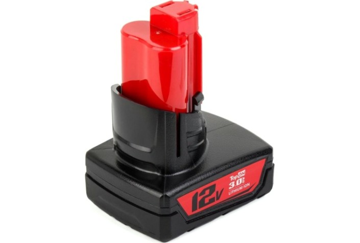 Аккумулятор TopON для Milwaukee Li-Ion 12В 3.0Ah [TOP-MIL-12-3.0]