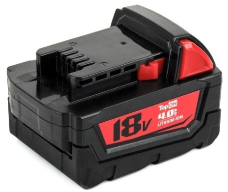 Аккумулятор TopON для Milwaukee Li-Ion 18В 4.0Ah [TOP-MIL-18-4.0]